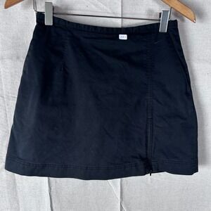Nike Golf Black Side Zip Mini Skort Womens Size 2 XS Activewear Skirt RN56323